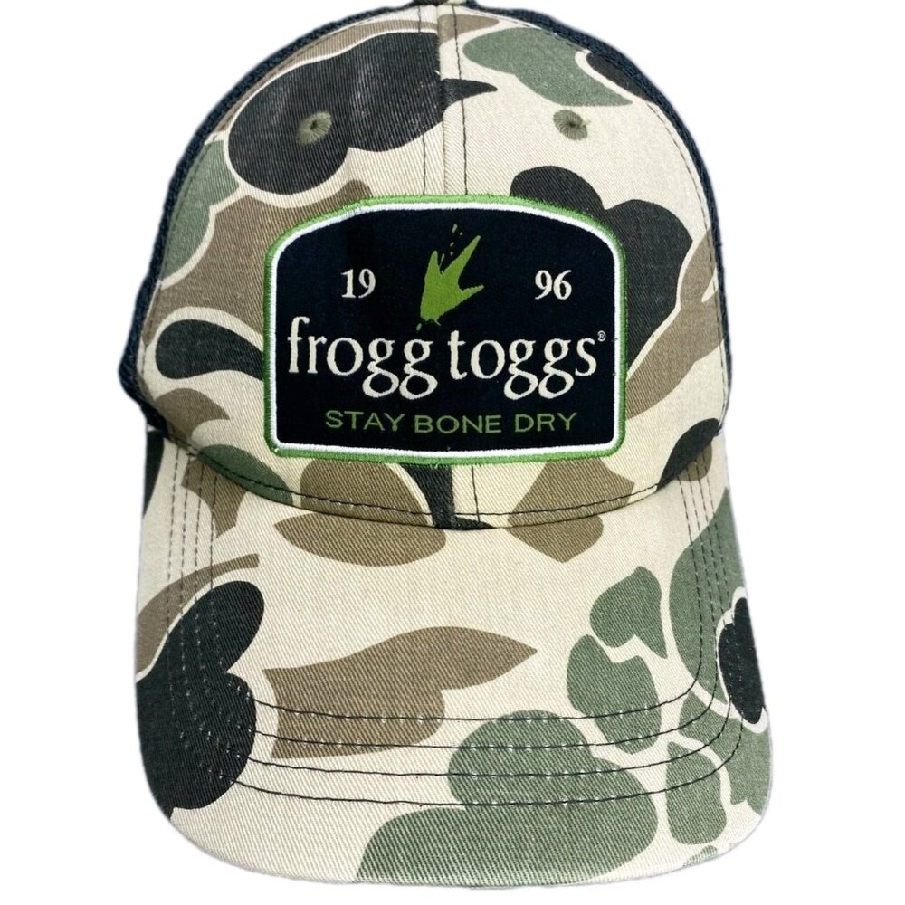 Frogg Toggs Stay Bone Dry Trucker Hat Mens OSFM Multicolor Camouflage Waterproof